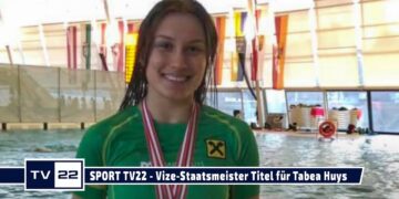 SPORT TV22 – Vize-Staatsmeister Titel im Schwimmen für Triathletin Tabea Huys aus Tirol