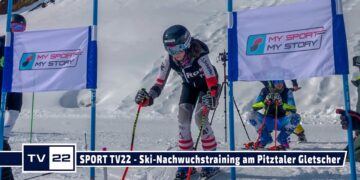 SPORT TV22: Ski-Nachwuchstraining am Pitztaler Gletscher