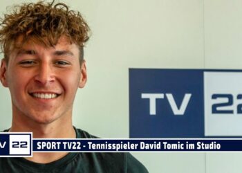 SPORT TV22: Der Tennisspieler David Tomic im Studio