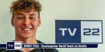 SPORT TV22: Der Tennisspieler David Tomic im Studio