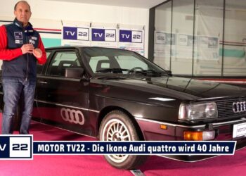 MOTOR TV22: Die Ikone Audi quattro wird 40 Jahre alt