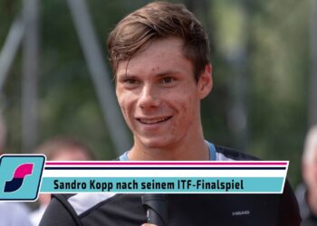 Sandro Kopp nach seinem ersten Finalspiel in einem ITF Turnier