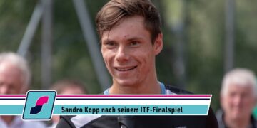 Sandro Kopp nach seinem ersten Finalspiel in einem ITF Turnier