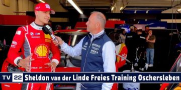 Bestzeit für den amtierenden DTM Champion Sheldon van der Linde am Freitag DTM Oschersleben 2023