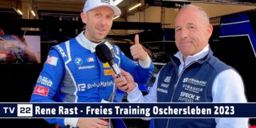 MOTOR TV22: Rene Rast zum Freitagstraining der DTM in Oschersleben 2023