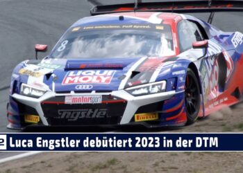 MOTOR TV22: Luca Engstler fährt mit seinem Audi R8 LMS GT3 Evo2 die erste Saison in der DTM 2023