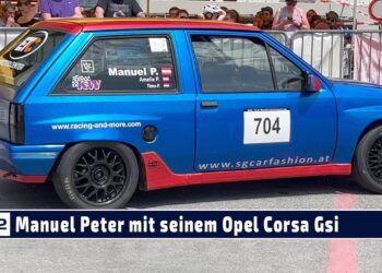Manuel Peter Opel Corsa Gsi und Michael Klotz Suzuki Swift GTI beim ATMAS Autoslalom Stans 2023