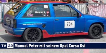 Manuel Peter Opel Corsa Gsi und Michael Klotz Suzuki Swift GTI beim ATMAS Autoslalom Stans 2023
