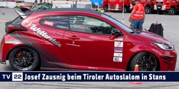 MOTOR TV22: Josef Zausnig mit seinem Toyota Yaris GR & Honda CRX beim Tiroler Autoslalom Stans 2023