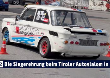MOTOR TV22: Die besten Bilder und die Siegerehrung beim Tiroler Autoslalom in Stans 2023 | ATMAS