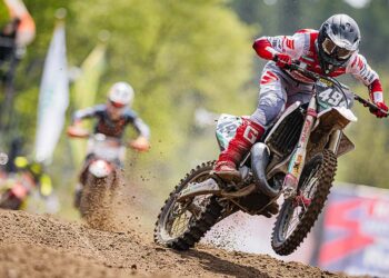 Maximilian Werner war nach Pech im ersten Lauf der glückliche Gesamtsieger des ADAC MX Junior Cup 125 in Mölln ©ADAC