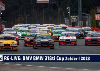 MOTOR TV22: RE-LIVE BMW 318ti Cup Rennen 1 Zolder 2023 | DMV Goodyear Racing Days