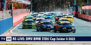 MOTOR TV22: RE-LIVE BMW 318ti Cup Rennen 1 Zolder 2023 | DMV Goodyear Racing Days
