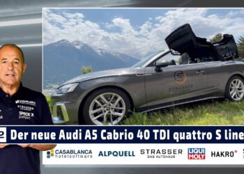 MOTOR TV22: Der neue Audi A5 Cabrio 40 TDI quattro S line (2023)