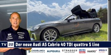 MOTOR TV22: Der neue Audi A5 Cabrio 40 TDI quattro S line (2023)