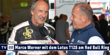 MOTOR TV22: Le-Mans-Sieger Marco Marco Werner mit dem Lotus T128 LMP2 von CromeCars am Red Bull Ring