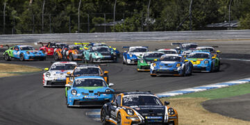 Der Niederländer Loek Hartog (Team GP Elite Porsche 911 GT3 Cup #24) fuhr im vierten Rennen des Porsche Carrera Cup Deutschland einen Start-Ziel-Sieg heraus ©Porsche