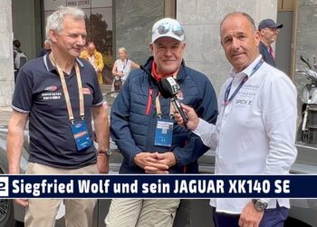 1686694014 maxresdefault Mille Miglia 2023: Siegfried Wolf und sein JAGUAR XK140 SE OTS Roadster von 1956