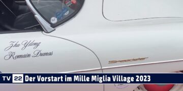 Mille Miglia 2023: Der Vorstart und die besten Bilder im Mille Miglia Village in Brescia 2023