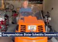 Garagenschätze: Dieter Schmidt und eines der ersten Alpine Snowmobile