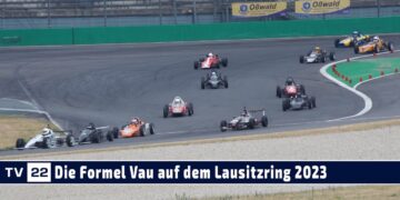 MOTOR TV22: Das Rennen der Historischen Formel Vau am Lausitzring bei der P9 Challenge 2023