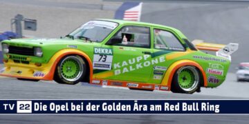 MOTOR TV22: Reiner Zimmermann auf Opel Manta B und Wolfgang Kaupp auf Opel Kadett C am Red Bull Ring
