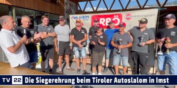 MOTOR TV22: Die Siegerehrung beim Tiroler Autoslalom in Imst 2023 | ATMAS