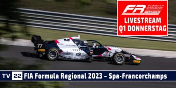 LIVE Qualifying 1 Spa Formula Regional European Championship by Alpine – certified by FIA