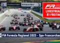 LIVE Rennen 1 Spa-Francorchamps Formula Regional European Championship by Alpine – certified by FIA