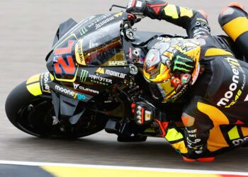 Der Italiener Marco Bezzecchi startete mit der Tagesbestzeit in den LIQUI MOLY Motorrad Grand Prix Deutschland ©ADAC