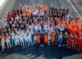 230625 DTM 1600 5 In Zandvoort trafen sich die Frauen auf der Start-Ziellinie zu einem besonderen Fototermin ©ADAC Motosport