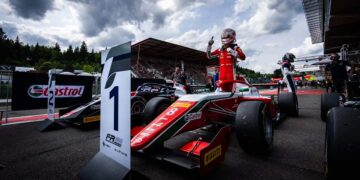 Rafael Camara besiegelt den ersten Erfolg in der Formula Regional European Championship by Alpine ©FRECA