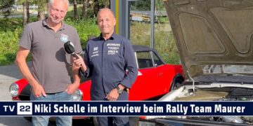 MOTOR TV22: Niki Schelle im Interview bei der Rallye-Talkrunde zu Audi Quattro ‚URI1‘ bei KFZ Maurer