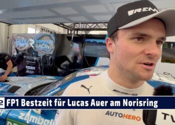 MOTOR TV22: Bestzeit in FP1 am Norisring für Lucas Auer am Freitag