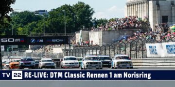 MOTOR TV22: RE-LIVE DTM Classic mit Bruno Spengler und Strietzel Stuck am Norisring Rennen 1 2022