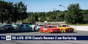 MOTOR TV22: RE-LIVE DTM Classic mit Bruno Spengler und Strietzel Stuck am Norisring Rennen 2 2022