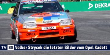 MOTOR TV22: Die letzten Bilder vom Irmler Opel Kadett E 2,0 16V vor dem Brand am Norisring 2023