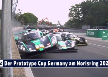 MOTOR TV22: Sieg für Hörr/Lüthen im Sonntagsrennen des Prototype Cup Germany am Norisring 2023
