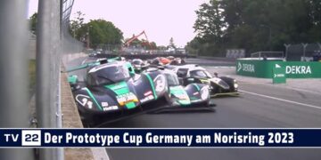MOTOR TV22: Sieg für Hörr/Lüthen im Sonntagsrennen des Prototype Cup Germany am Norisring 2023