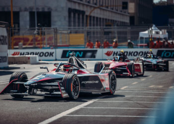 Schwieriger Start für Porsche ins Formel-E-Wochenende in Rom ©Porsche Motorsport