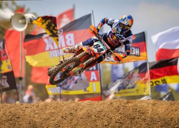 1 SI202306110425 hires jpeg 24bit rgb Der 5-fache Weltmeister Jeffrey Herlings startet beim ADAC MX Masters in Gaildorf und Tensfeld ©Foto: Samo Vidic/Red Bull Content Pool