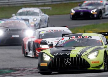 Moritz Wiskirchen (vorne) gewann mit Partner Marcel Marchewicz das GT60 powered by Pirelli und einen Tag später ohne Marchewicz auch seinen GT Sprint ©Foto: GTC Race