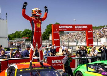 Für Sheldon van der Linde ist es der fünfte Sieg in der DTM ©ADAC Motorsport