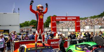 Für Sheldon van der Linde ist es der fünfte Sieg in der DTM ©ADAC Motorsport