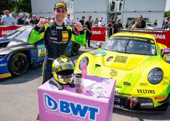Dank des Erfolgs auf dem Norisring ist Thomas Preining zurück an der Tabellenspitze ©ADAC Motorsport