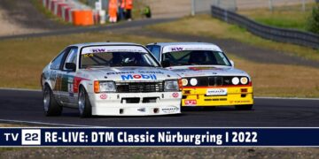 MOTOR TV22: RE-LIVE DTM Classic am Nürburgring Rennen 1 im Rahmen des Oldtimer Grand Prix 2022
