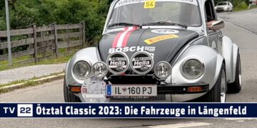 MOTOR TV22: Alle Fahrzeuge auf dem Weg zum Orts Grand Prix in Längenfeld bei der Ötztal Classic 2023