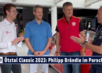 MOTOR TV22: Philipp Brändle im Porsche 356 bei der Ötztal Classic 2023