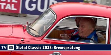 MOTOR TV22: Die 25. Ötztal Classic startet in den 2. Tag mit einer Bremsprüfung in Obergurgl 2023