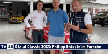 MOTOR TV22: Philipp Brändle übernimmt seinen VIP Oldtimer bei MS Design für die Ötztal Classic 2023